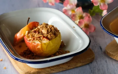 Wärmender Bratapfel Crumble für kalte Tage