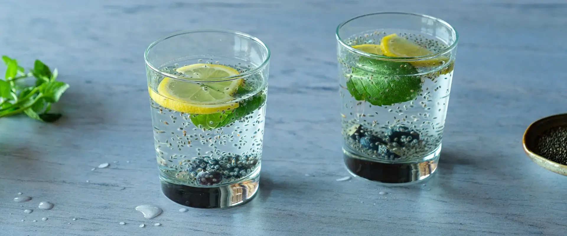 Chia Wasser – ballaststoffreiche Erfrischung