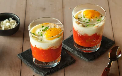 Ei im Glas – Shakshuka Stil