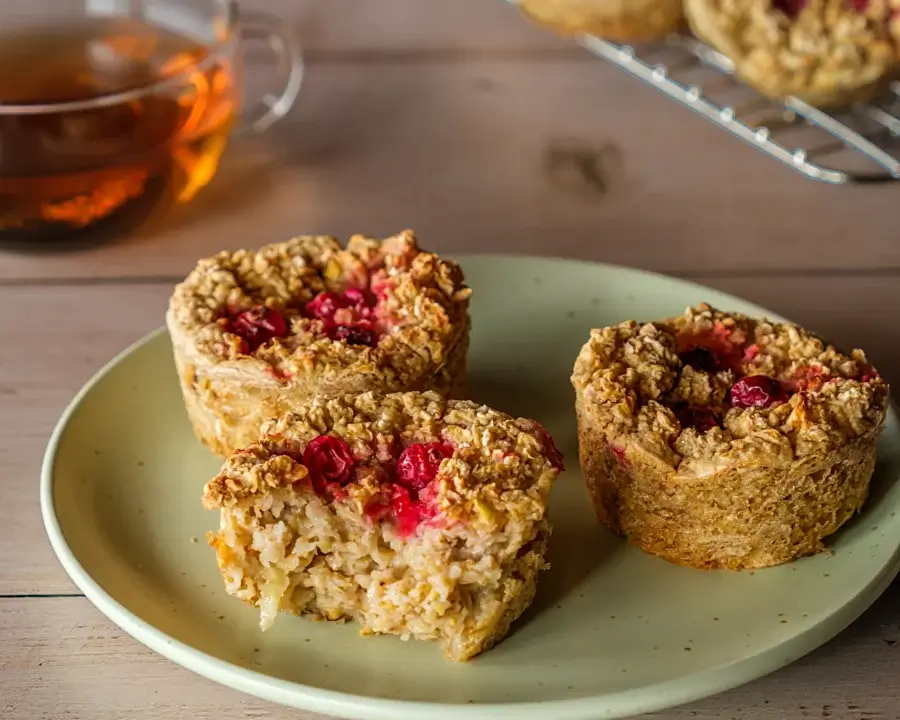 Hafertage Muffins Hafertage Muffins mit Johannisbeeren