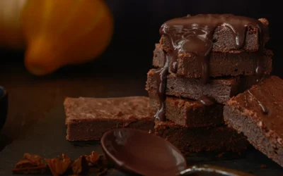 Kürbis Brownies – schokoladig und super saftig