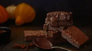 Kürbis Brownies