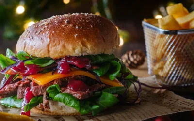 Weihnachtsburger – ein Veggie Burger nicht nur für Festtage